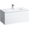 Laufen Pro S - Skrinka s umývadlom, 100x50x46 cm, 1 zásuvka, lesklá biela H8609654751041