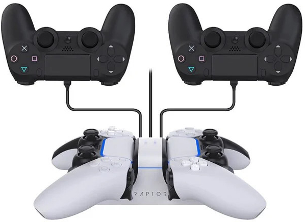 Raptor Gaming CS200 Dual Charging Station PS5