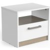 Wilsondo Nočný stolík Watson 2 - biela