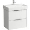 Laufen Základná skrinka pod umývadlo 57 cm, 2 zásuvky, biela matná H4022121102601