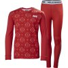 Helly Hansen JR HH LIFA ACTIVE SET Detský funkčný set, červená, 152