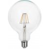 Žiarovka LED filament E27 6W, G125, 3000K, 600lm, 280°, Ra 80, VT-1983 (V-TAC)