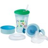 NUK Learn to Drink Set hrnček 230 ml + Trainer Cup vrchnák 1 ks + Magic vrchnák 1 ks + Action Cup vrchnák 1 ks