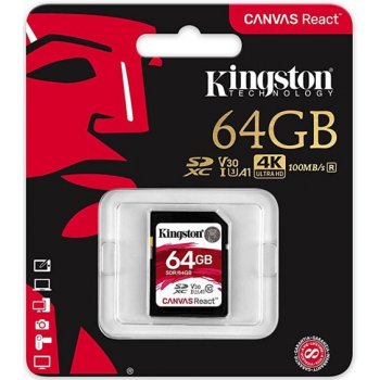 Kingston SDXC 64GB UHS-I U3 SDR/64GB