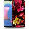 Picasee silikónový prehľadný obal pre Samsung Galaxy A30s A307F - Dark Peonny