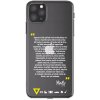 Picasee silikónový prehľadný obal pre Apple iPhone 11 Pro Max - Kazma - BUĎTE TROCHU YESMANI