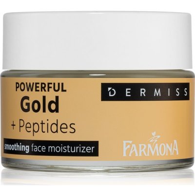 Farmona Dermiss Powerful Gold + Peptides hydratačný a vyhladzujúci krém 50 ml