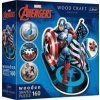 TREFL Wood Craft Origin Neohrožený Kapitán Amerika 160 dielov