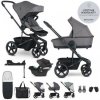 EASYWALKER SET Kočík 4v1 Harvey⁵ Pebble Grey XXL RWS + CYBEX Aton B2 i-Size