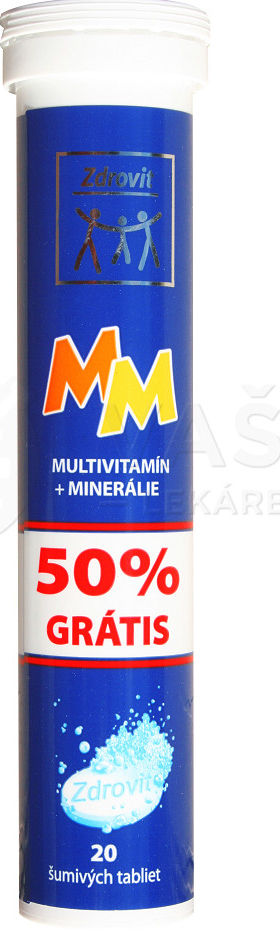 Zdrovit Multivitamin + minerál mandarinka 20 šumivých tabliet od 1,99 € -  Heureka.sk