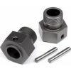 HPI Baja 5B Gas/Flux SBK: Wheel Hex Hub 24X27mm (Gunmetal/2ks) 1:5