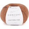 COTTON-YAK Katia Farby COTTON-YAK: 133 medená hnedá - VÝPREDAJ