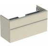 Geberit iCon skrinka 118.4x47.6x61.5 cm závesná kúpeľňová skrinka pod umývadlo sivá-piesková 502.306.JL.1