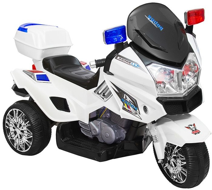 Lean elektrická policajná motorka Police GO 911 biela