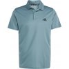 Pánske športové polo tričko adidas, TRAINING ESSENTIALS BASE POLO svetlomodrá,čierna L