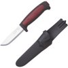 MORAKNIV Nôž s pevnou čepeľou PRO C carbon steel - red (NZ-PRC-CS-25)