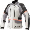 ALPINESTARS Bunda STELLA ANDES DRYSTAR, TECH-AIR 5 kompatibilný, dámska (svetlo šedá/tmavo šedá/čierna/ružová fluo, veľ. L) 101