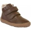 FRODDO WINTER FURRY BROWN - Zimné barefoot topánky Veľkosť: 21