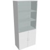 OFFICE PRO s.r.o. HOBIS kancelárska policová skriňa - DZ 5 80 09, zámok Huwill, biela