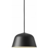 Závesná lampa Ambit 16,5 cm čierna