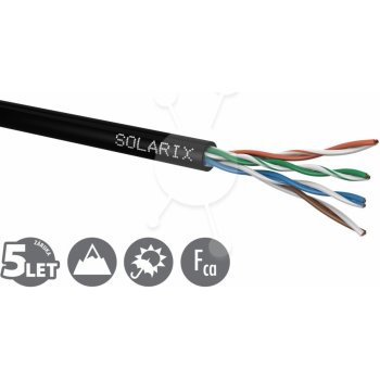 Solarix SXKD-5E-UTP-PE UTP Cat5e, drát, 305m