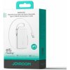 Joyroom Power Bank with Digital Display, C+U+U, PD 35W, 10000 mAh with Built-in Retractable Typle-C and Lightning cable (0.7m) White (JR-PR2)