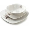 Affekdesign Porcelánová jedálenská súprava 18 ks tanierov MAGNOLIA biela