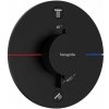 Hansgrohe ShowerSelect Comfort - Termostatická batéria pod omietku, na 2 spotrebiče, matná čierna - 15554670