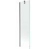 Mexen Next sprchový panel 1-krídlový 50 x 150 cm, transparentný, gun gray brúsený - 895-050-000-00-00-66