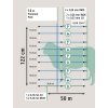 Sieť pre ovce proti vlkom 50m/122cm TITAN jeden hrot KERBL 27832