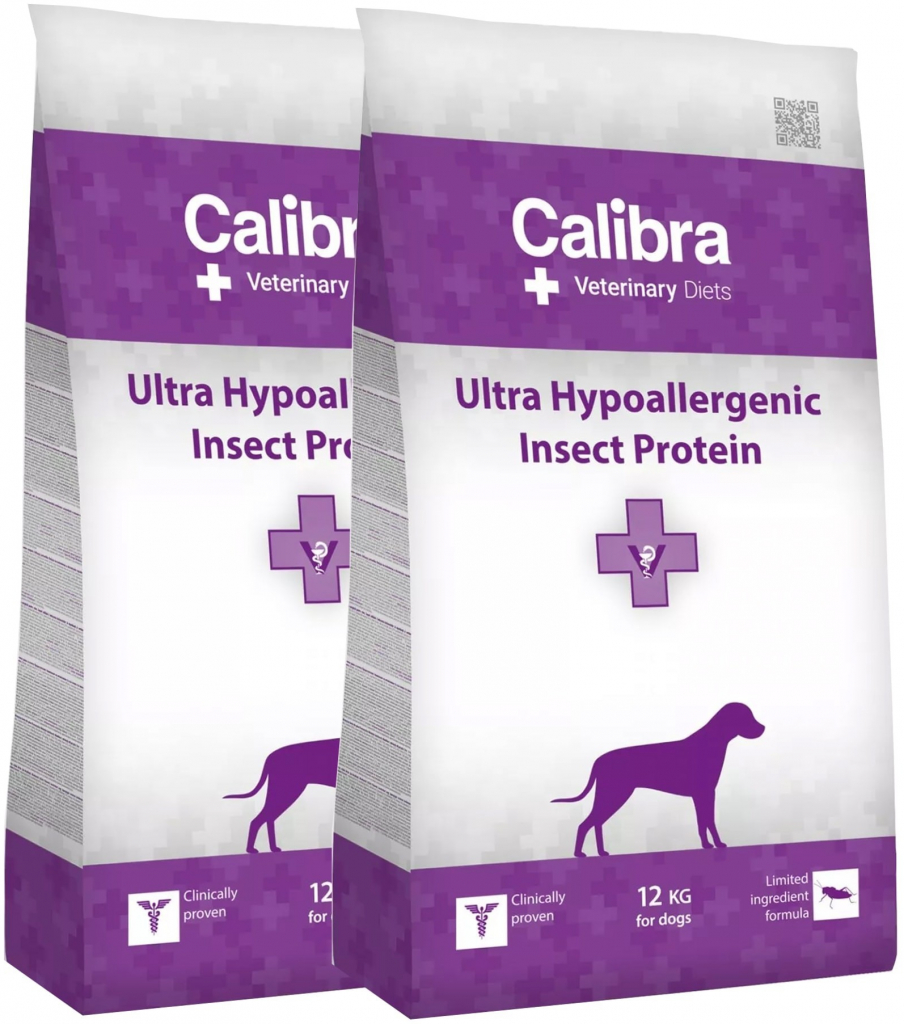 Calibra Vet Diet Dog Ultra Hypoallergenic Insect 2 x 2 kg