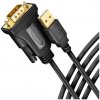 AXAGON ADS-1PQN, USB-A 2.0 - sériový RS-232 DB9-M FTDI adaptér / kabel 1.5m
