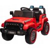 Detské elektrické autíčko Jeep s diaľkovým ovládaním - červené