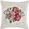 Mondo Italia Gobelínová obliečka na vankúš ruže Chenille IT111 Mondo Italia Viacfarebná 42x42 cm