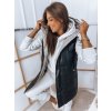 Dámska vesta DStreet Quilted čierna | šedá XL DStreet 5904056268641