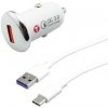 Adaptér do auta Mobilnet USB-C QC 3 A WHT (NAU-0027-USB-QC3.0)