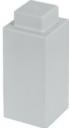 EverBlock Simple block, light grey