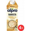 Alpro Barista ovseno-sójový nápoj s vanilkovou príchuťou 4 x 750 ml