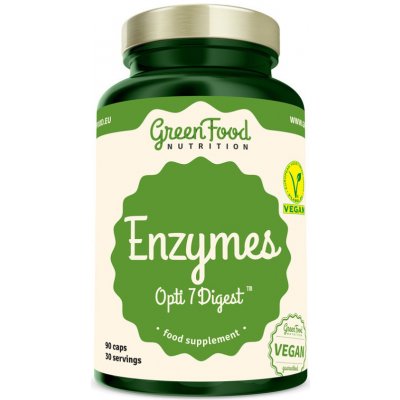 GREENFOOD NUTRITION Enzýmy opti7 digest 90 kapsúl