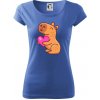 Zamilovaná kapybara - Dámske tričko Pure - 2XL ( Svetlomodrá )