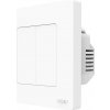 MOES ZS-SR-EU2, Zigbee, 2 Gang, White