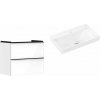 Súprava skrinka Hansgrohe Xelu Q 54027670, umývadlo Hansgrohe Xelu Q 61025450