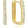 Olivie Strieborné obdĺžnikové náušnice GOLD 8046 Ag 925; ≤2,3 g.