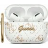 Guess Kryt Guess GUAP2PG4GPH pro AirPods Pro 2 (2022/2023) bílý/bílý 4G háček