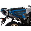 Bočné brašne na motocykel P50R, OXFORD - Anglicko (čierne / modré, objem 50l, pár)