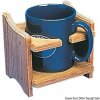 ARC Teakový držiak na šálky a plechovky 125x115x100 mm Variant: Tasse- o. Dosenhalter aus Teakholz 125x115x100 mm Teak cup & tin holder 125x115x100 mm