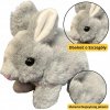 Plyšová Hračka Maznáčik Zajac Králik Sivý 18cm