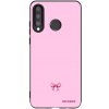 Picasee silikonový černý obal pro Huawei P30 Lite - Blush bow
