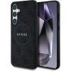 Guess PU Leather 4G Colored Ring MagSafe Samsung Galaxy S25 čierna 57983124101