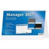 Plánovací kalendář Manager Europe 2027 - stolní kalendář - autor neuvedený